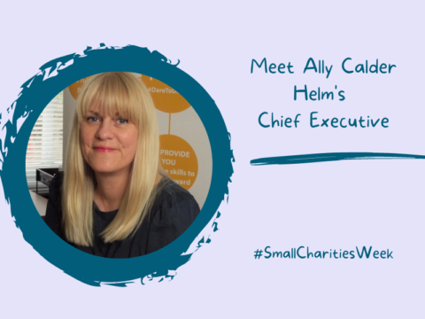 Meet Ally Calder, Helm’s Chief Executive, during Small Charities Week