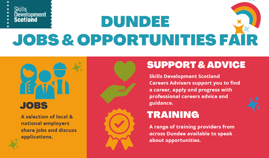 Come along to the Dundee Jobs and Opportunities Fair!